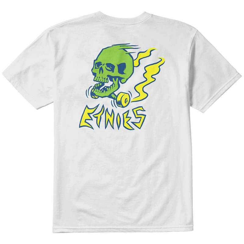 POLERA SKATE SKULL WHITE - 2
