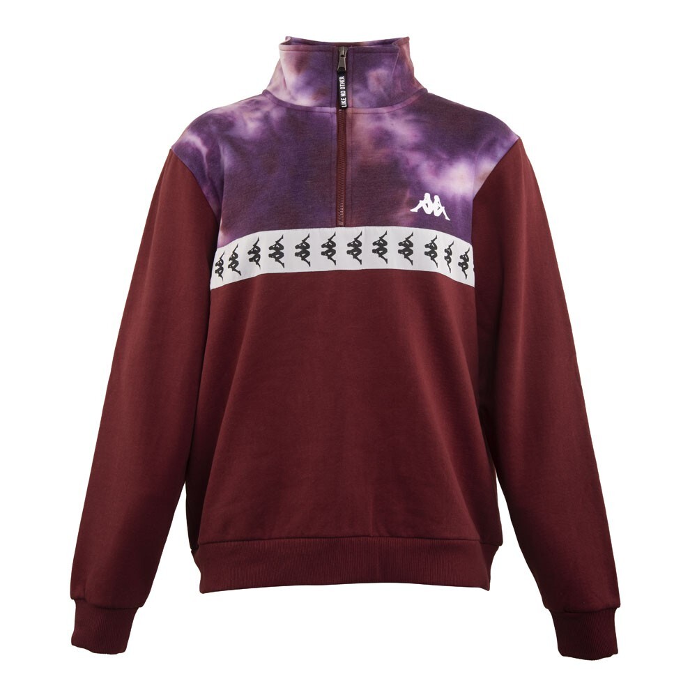 POLERON MEN HALF ZIP BURGUNDY - 1