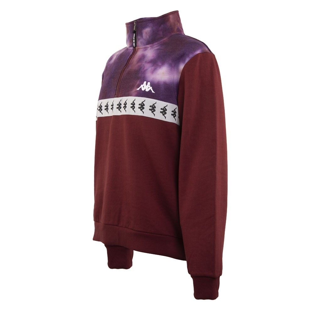 POLERON MEN HALF ZIP BURGUNDY - 2