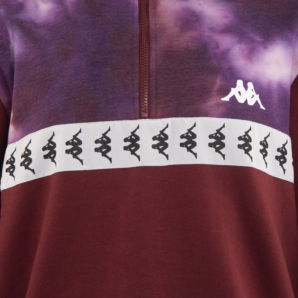 POLERON MEN HALF ZIP BURGUNDY - 4