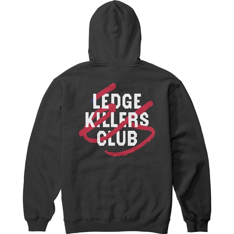 POLERON LEDGE KILLERS HOODIE BLACK - 2