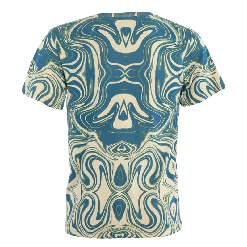 POLERA NIÑO KAPPA KIDS LIQUID BLUE OMINI BLACK - 3