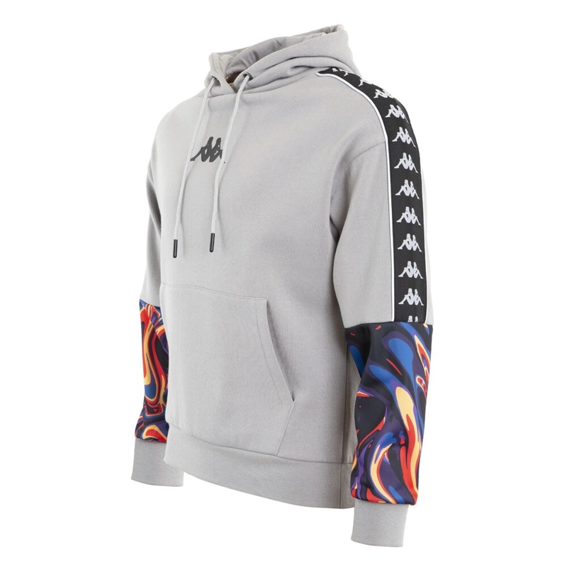 POLERÓN KAPPA HOODIE BOYS GRAY MULTI - 2
