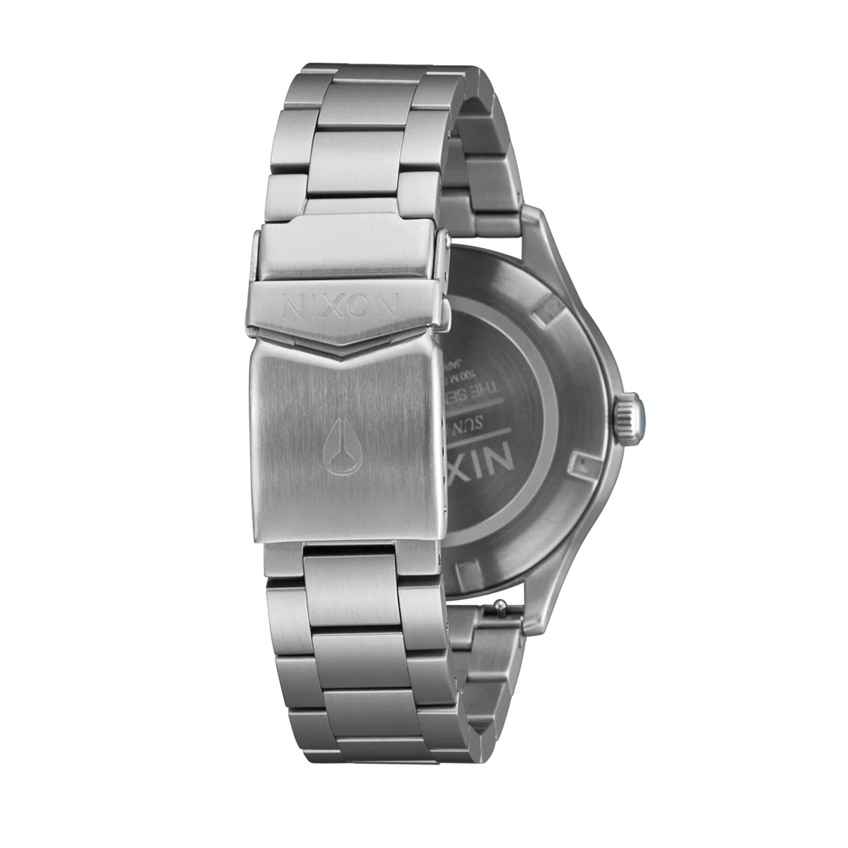 RELOJ NIXON HOMBRE SENTRY SOLAR STAINLESS STEEL SILVER JASPER - 4