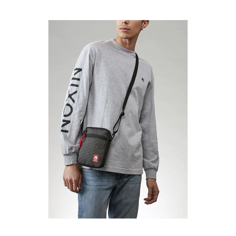 BOLSO STASH BAG BLACK RED - 6