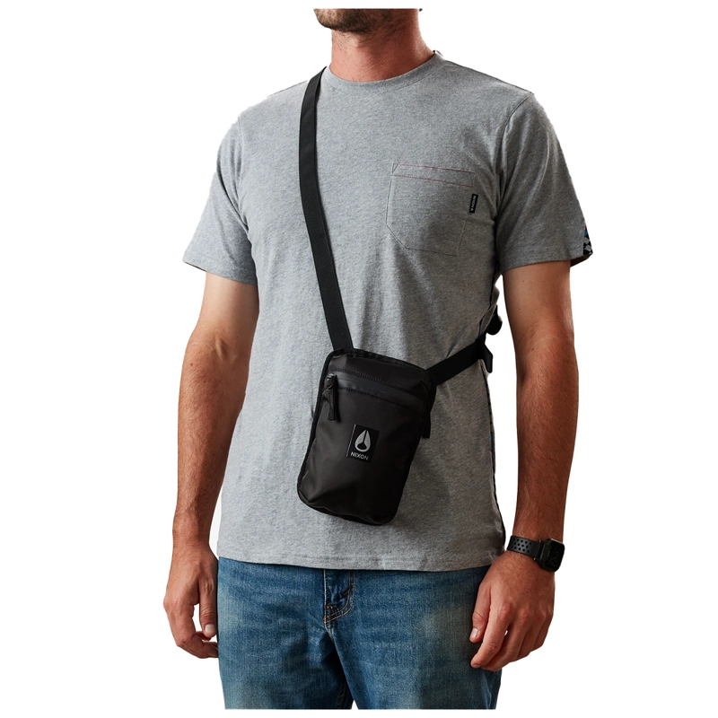BOLSO NIXON C3199000 DAY TRIPPIN' STASH BAG BLACK - 5