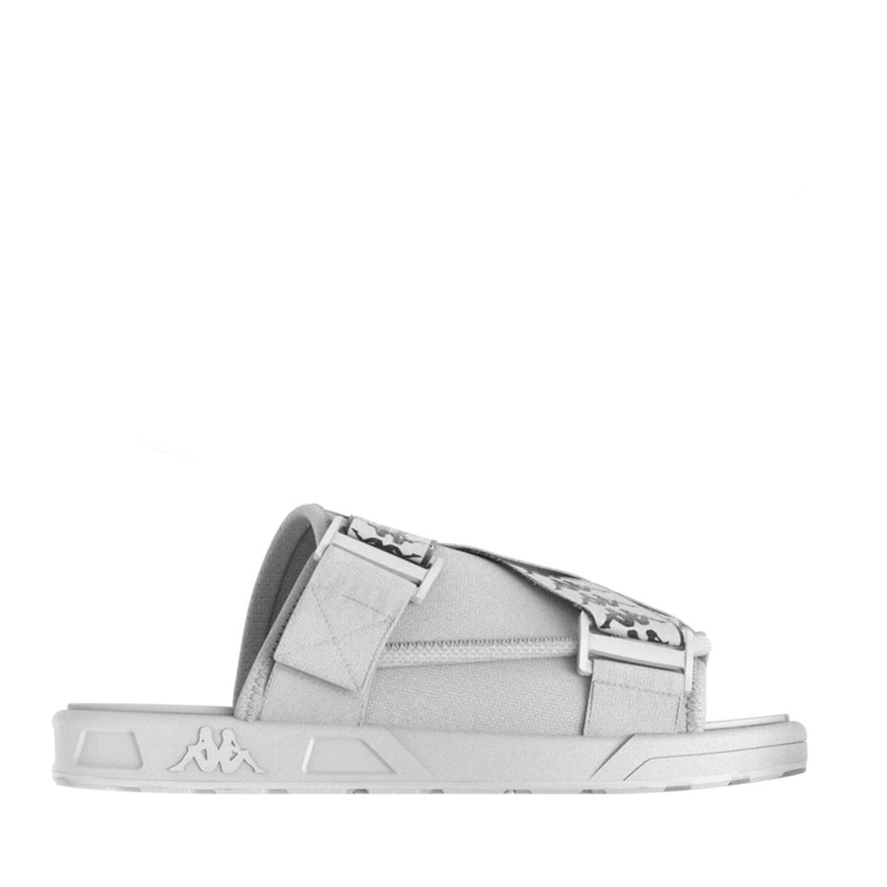 SANDALIAS UNISEX KAPPA 222 BANDA MITEL 1 WHITE BLACK - 1