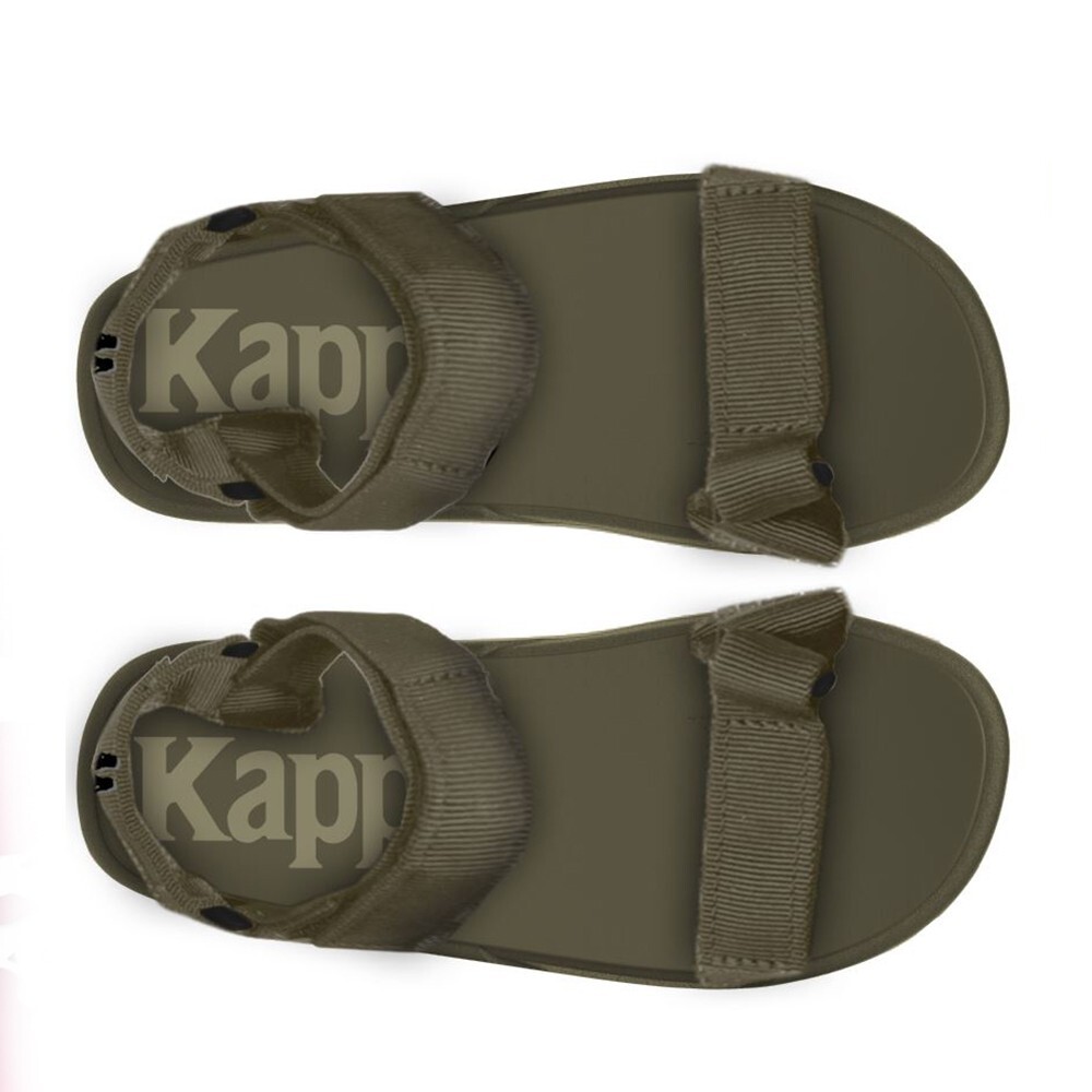 SANDALIAS UNISEX KAPPA AUTHENTIC CLOTY 1 MILITAR GREEN BLACK - 2