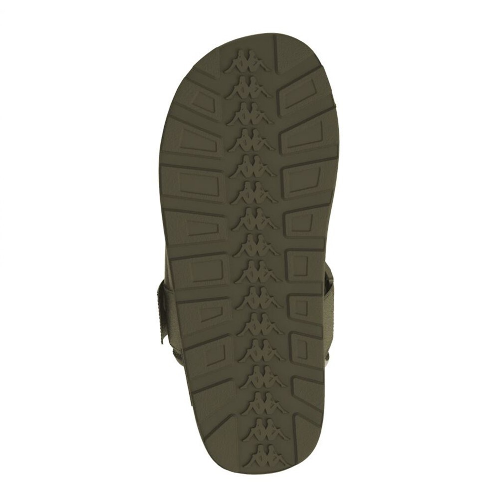 SANDALIAS UNISEX KAPPA AUTHENTIC CLOTY 1 MILITAR GREEN BLACK - 3