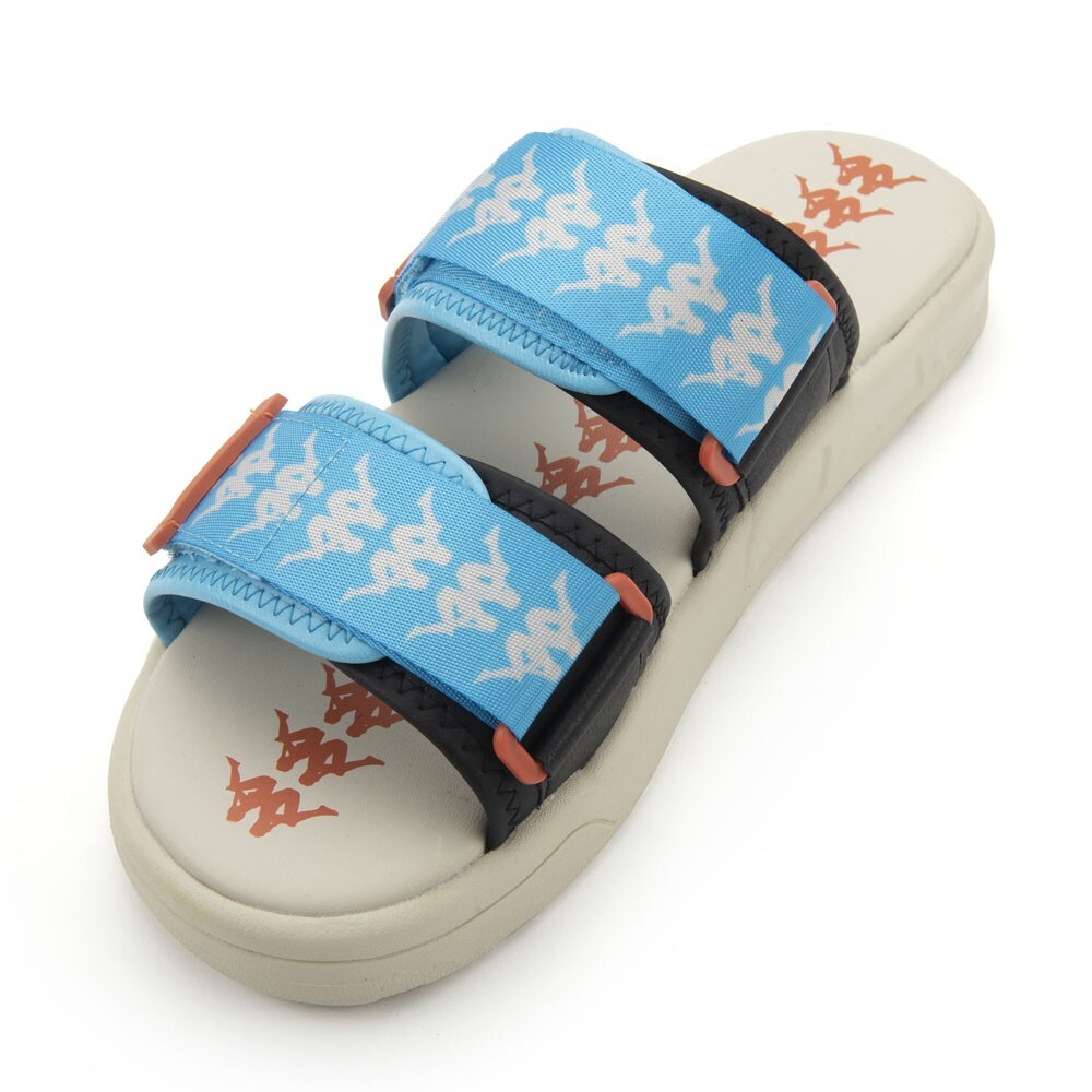 SANDALIAS UNISEX KAPPA BANDA 222 ASTER 1 BLUE WHITE OFF RED - 4