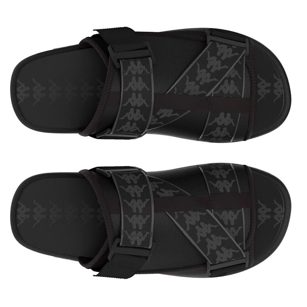 SANDALIAS UNISEX KAPPA 222 BANDA MITEL 1 BLACK GREY DARK - 2