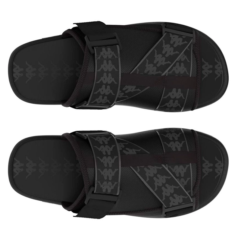 SANDALIAS UNISEX KAPPA 222 BANDA MITEL 1 BLACK GREY DARK - 2