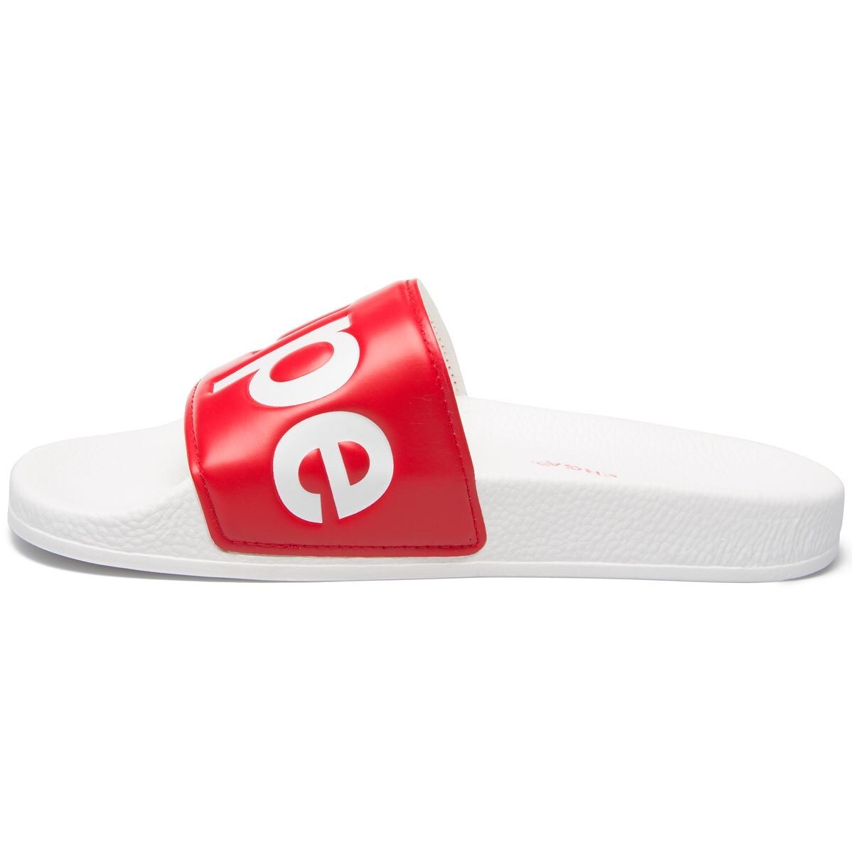 SANDALIAS MUJER SUPERGA 1908 SLIDES POLYSOFT WHITE RED - 2