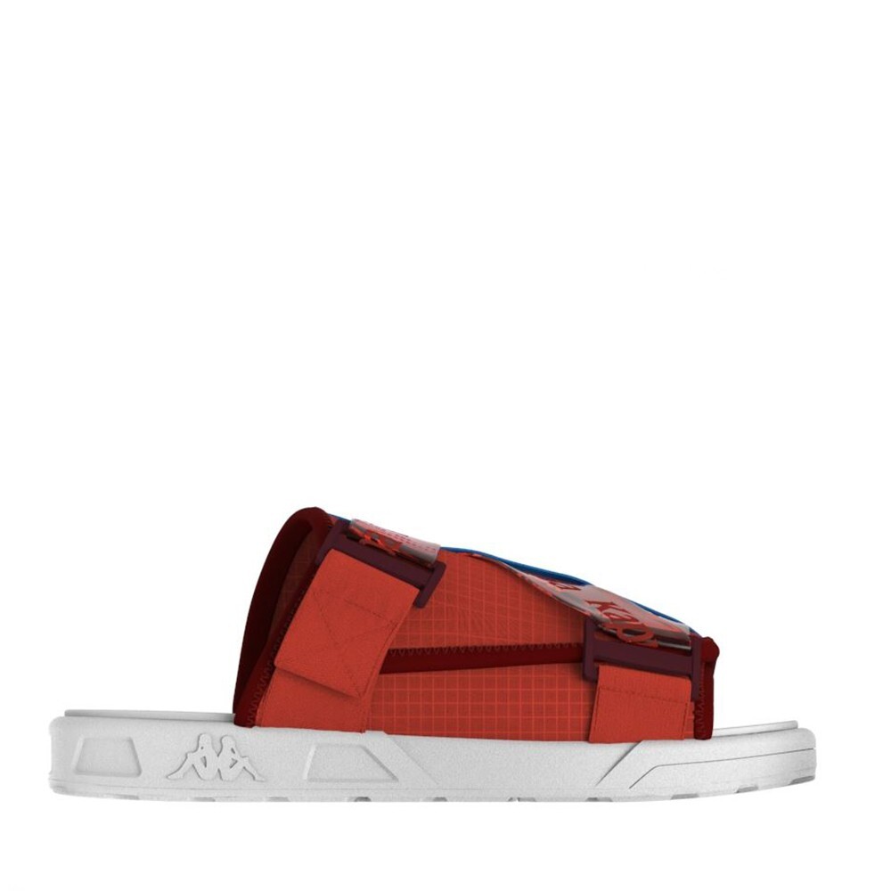 SANDALIAS UNISEX KAPPA AUTHENTIC MITEL RED WHITE BLUE - 1