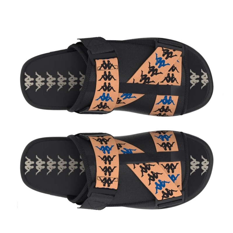 SANDALIA 222 BANDA MITEL BLACK PEACH BLUE - 2