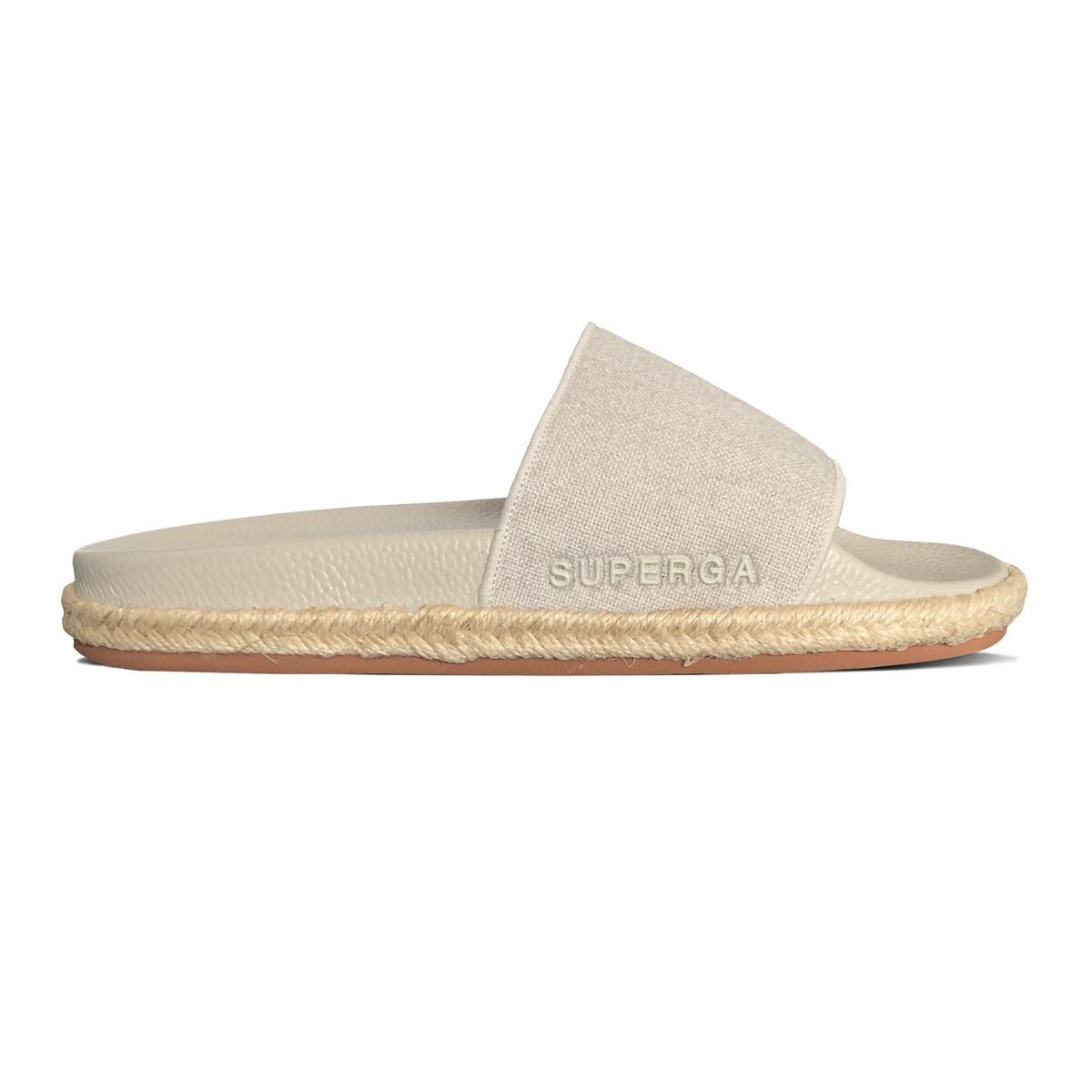 SANDALIAS MUJER SUPERGA 1908 SLIDES ORGANIC CANVAS ROPE WHITE S8111PW001 - 3
