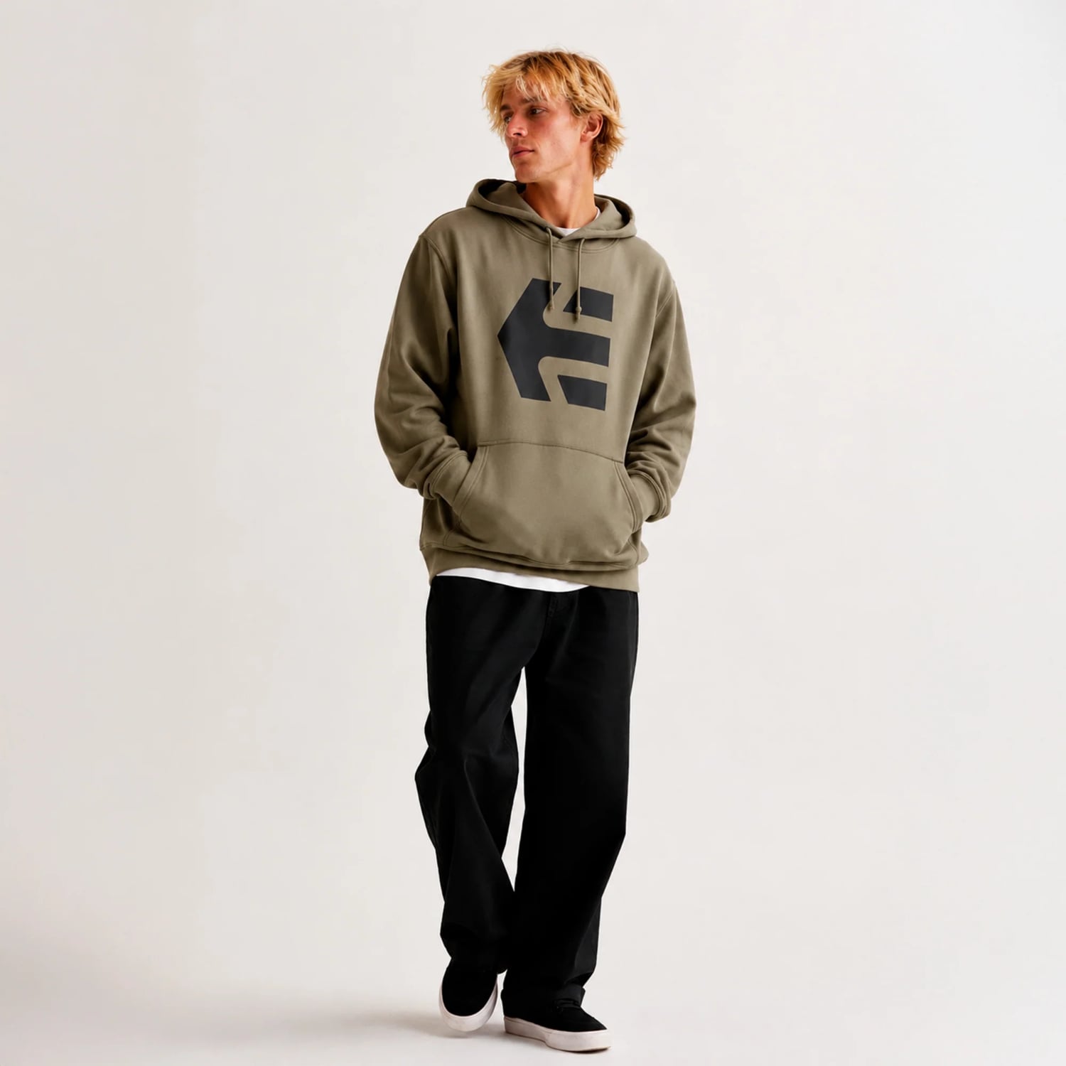 POLERON HOODIE CLASSIC ICON MOSS - 2