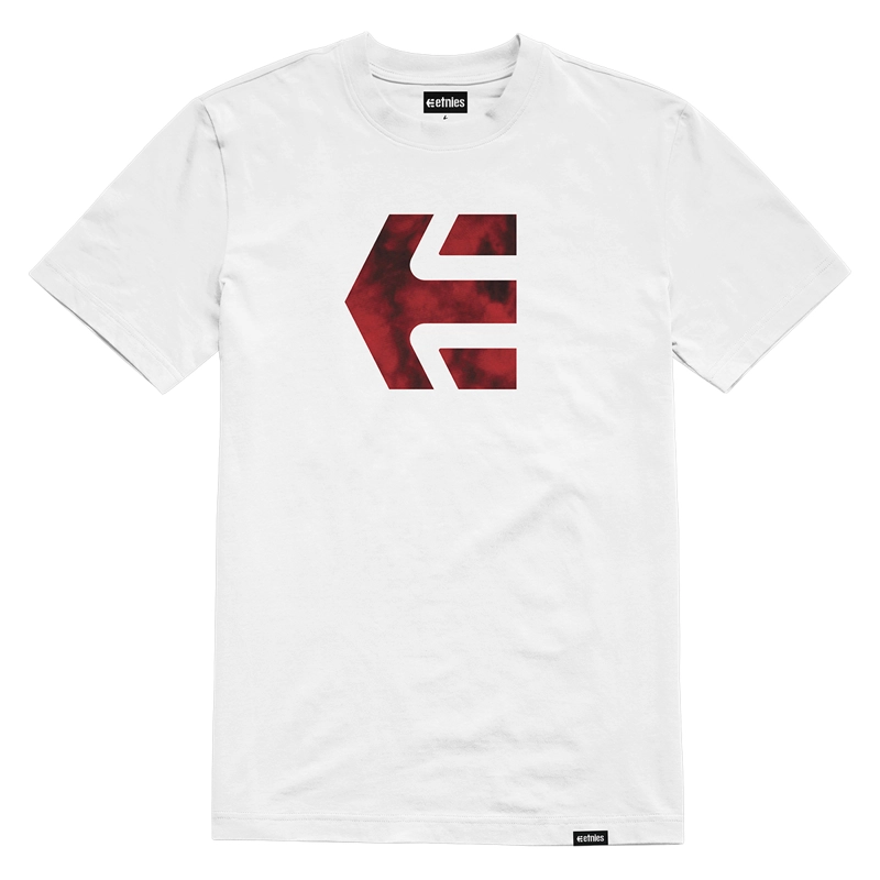 POLERA MEN ICON PRINT WHITE RED - 1