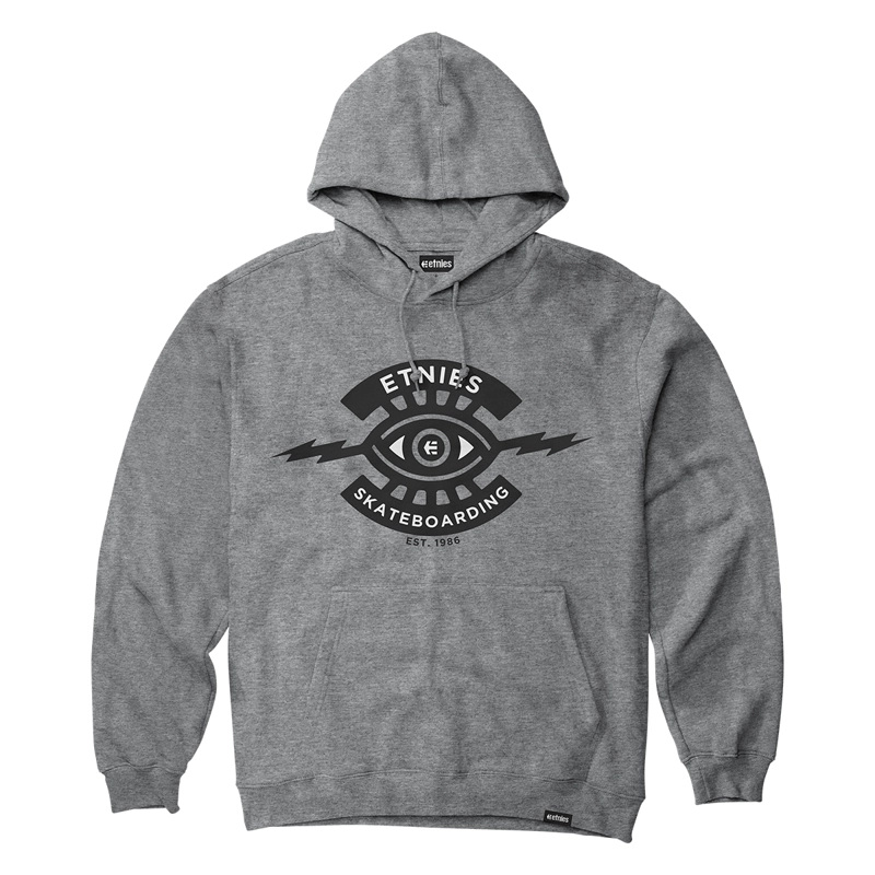 POLERON JONO WOOD HOODIE CHARCOAL HEATHER - 1