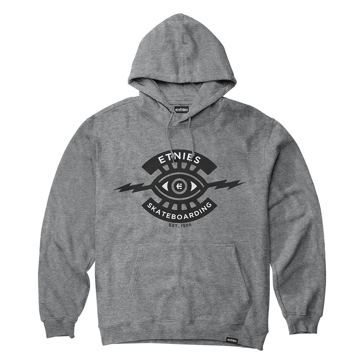 POLERON JONO WOOD HOODIE CHARCOAL HEATHER - 1
