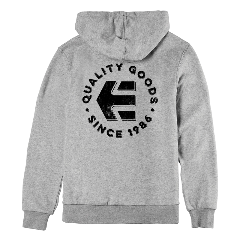 POLERON MEN ZIPPER SINCE 1986 HOODIE GREY HEATHER - 2