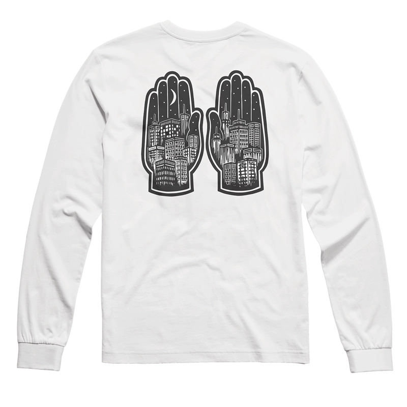 POLERA CB MANGA LARGA WHITE - 2