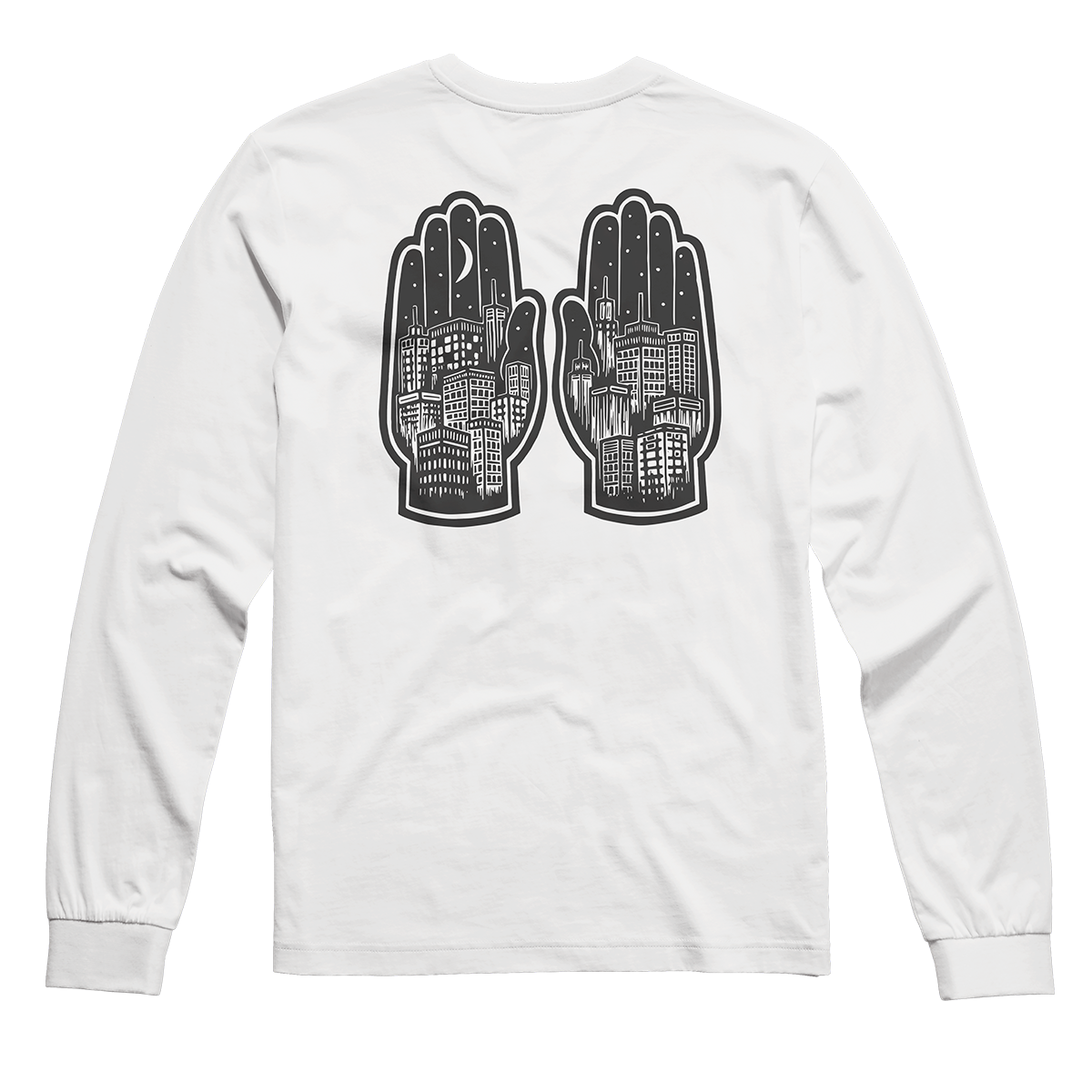 POLERA CB MANGA LARGA WHITE - 2