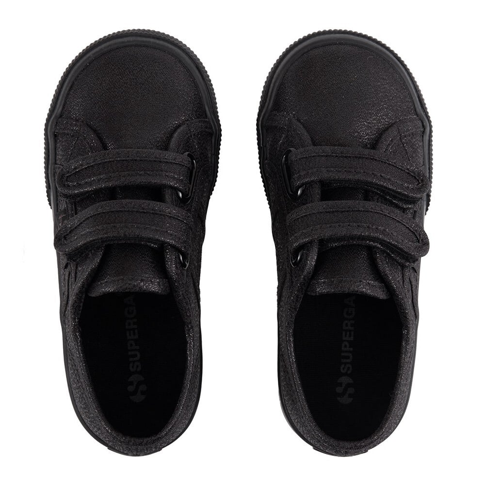 ZAPATILLAS NIÑA SUPERGA NEGRO S7118SW912 2730 KIDS STRAPS LAME TOTAL SHINE - 3