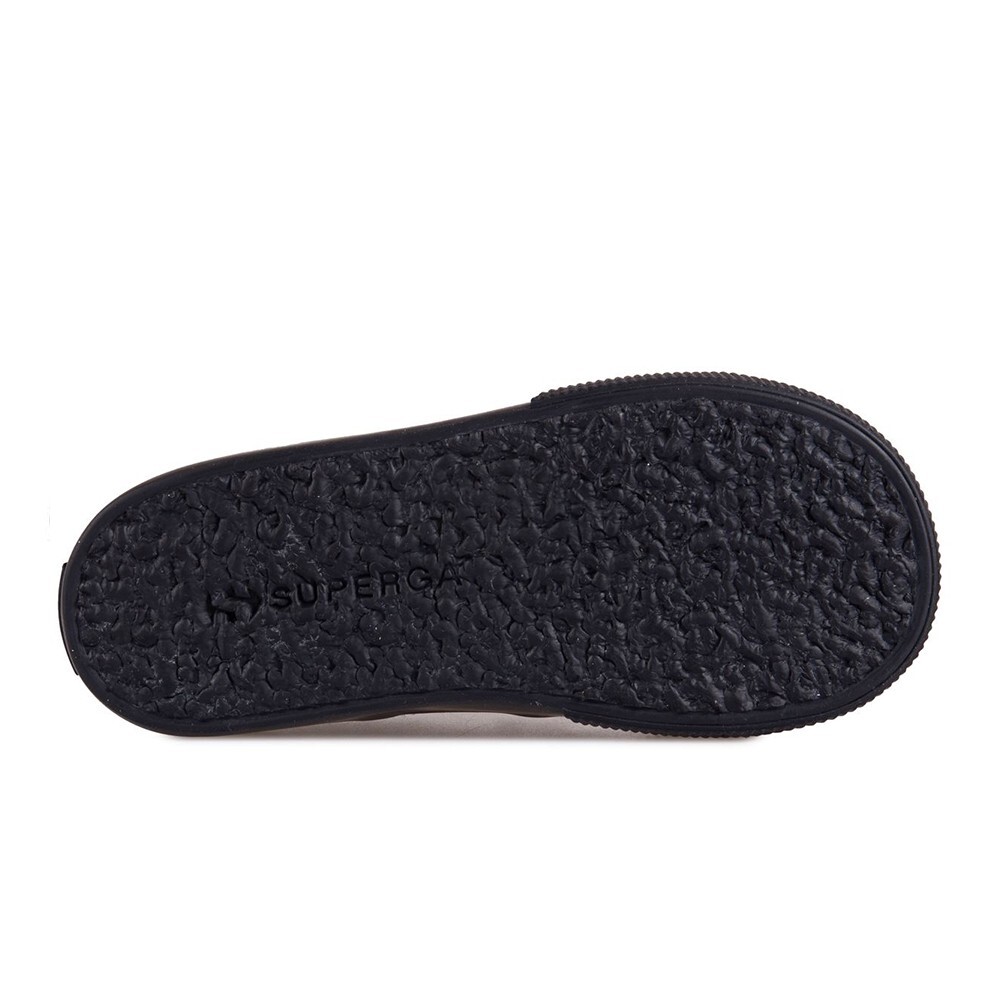 ZAPATILLAS NIÑA SUPERGA NEGRO S7118SW912 2730 KIDS STRAPS LAME TOTAL SHINE - 5