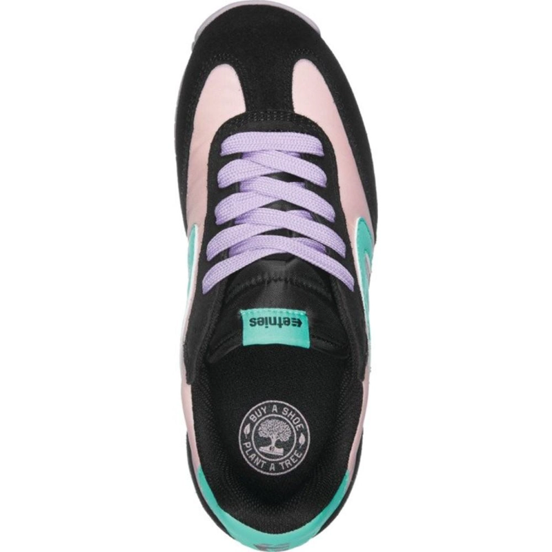 ZAPATILLA LO-CUT CB W'S BLACK PINK GREEN ETNIES - 2
