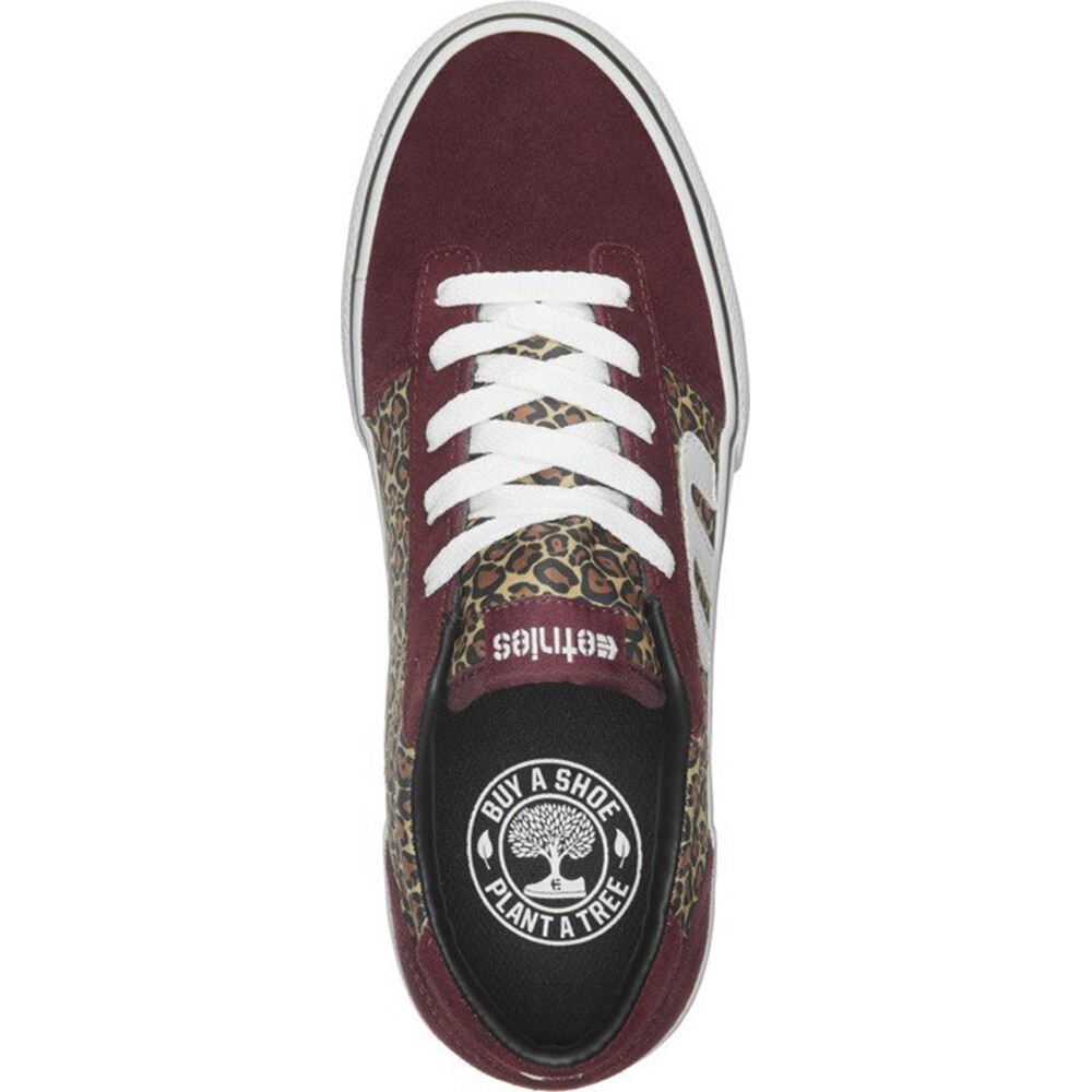 ZAPATILLAS MUJER ETNIES ROJO CALLI VULC W'S BURGUNDY TAN - 2