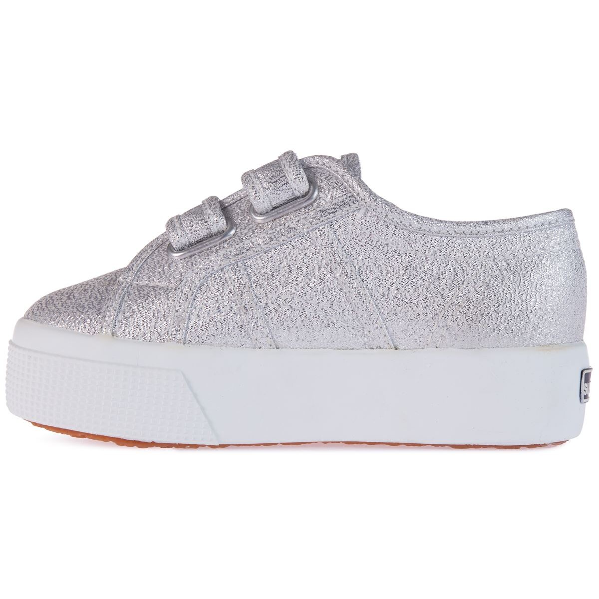 ZAPATILLAS NIÑO SUPERGA GRIS S7118SW031 2730 KIDS STRAPS LAME - 2