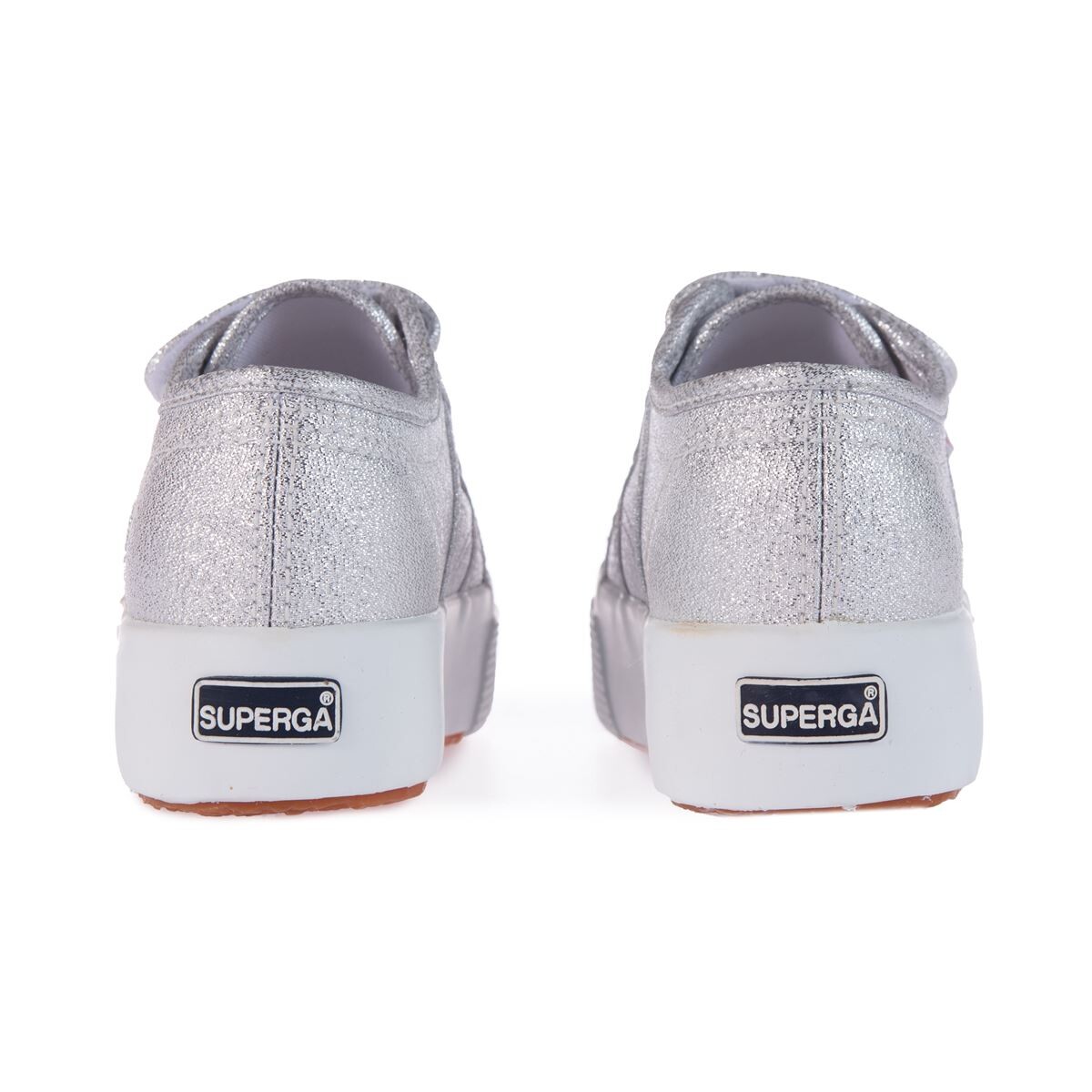 ZAPATILLAS NIÑO SUPERGA GRIS S7118SW031 2730 KIDS STRAPS LAME - 4