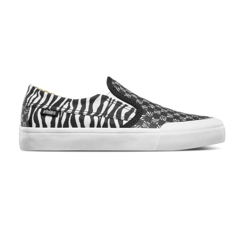 ZAPATILLAS MUJER ETNIES NEGRO LANGSTON W'S ANIMAL PRINT - 1