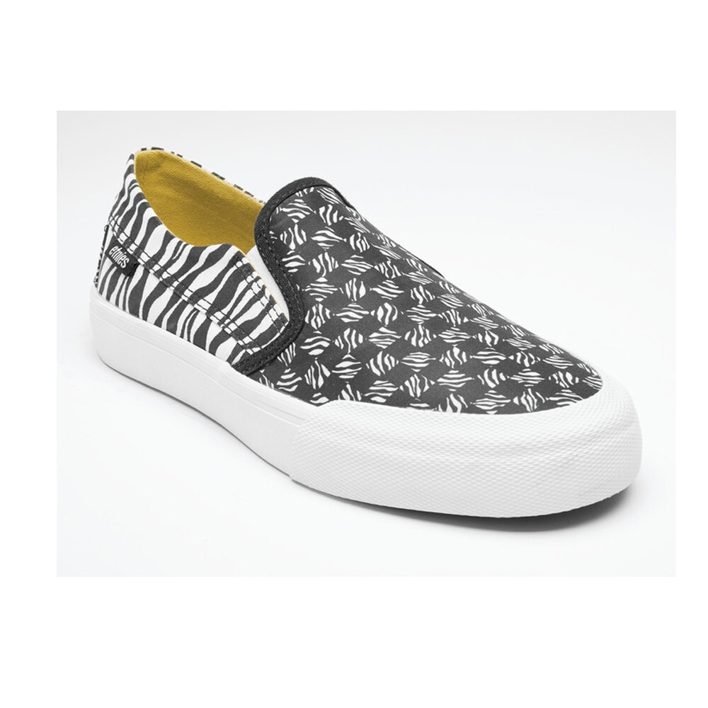 ZAPATILLAS MUJER ETNIES NEGRO LANGSTON W'S ANIMAL PRINT - 4