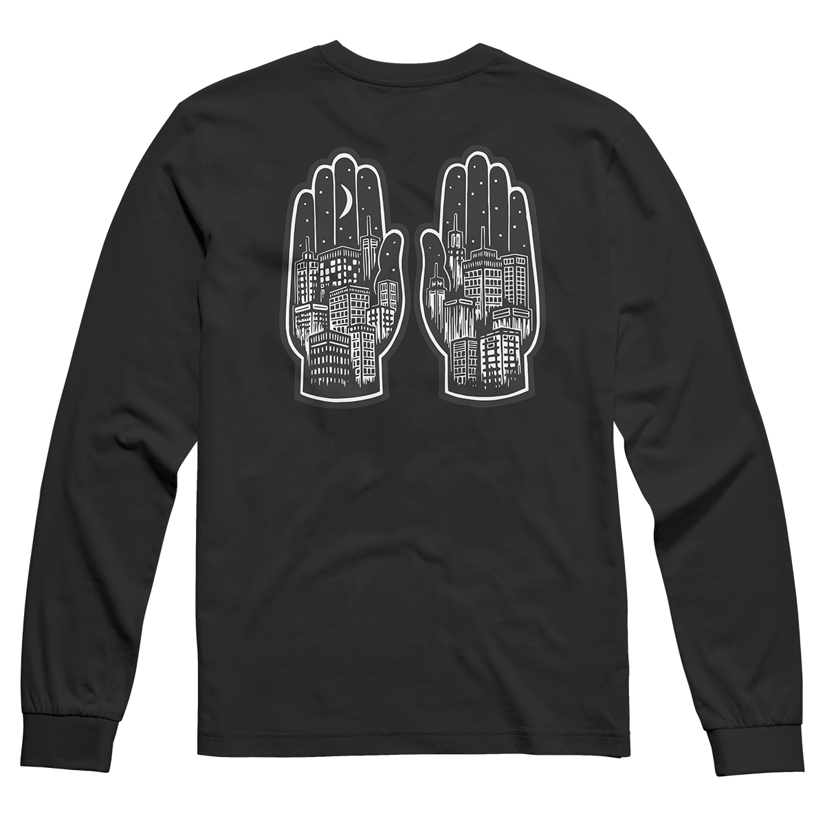 POLERA CB MANGA LARGA BLACK - 2