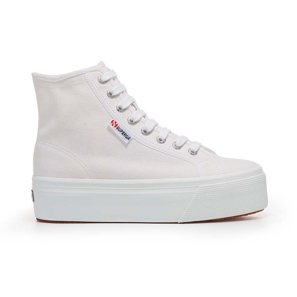 ZAPATILLAS MUJER SUPERGA URBANAS BLANCO S41273W901 2708 HI TOP WHITE - 1