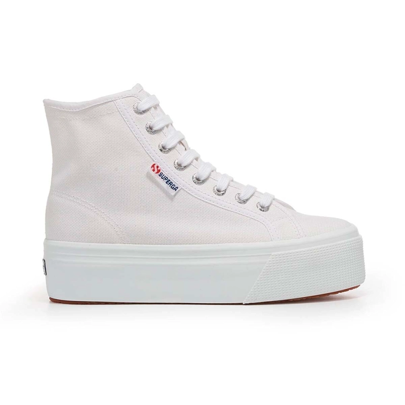 ZAPATILLAS MUJER SUPERGA URBANAS BLANCO S41273W901 2708 HI TOP WHITE - 1