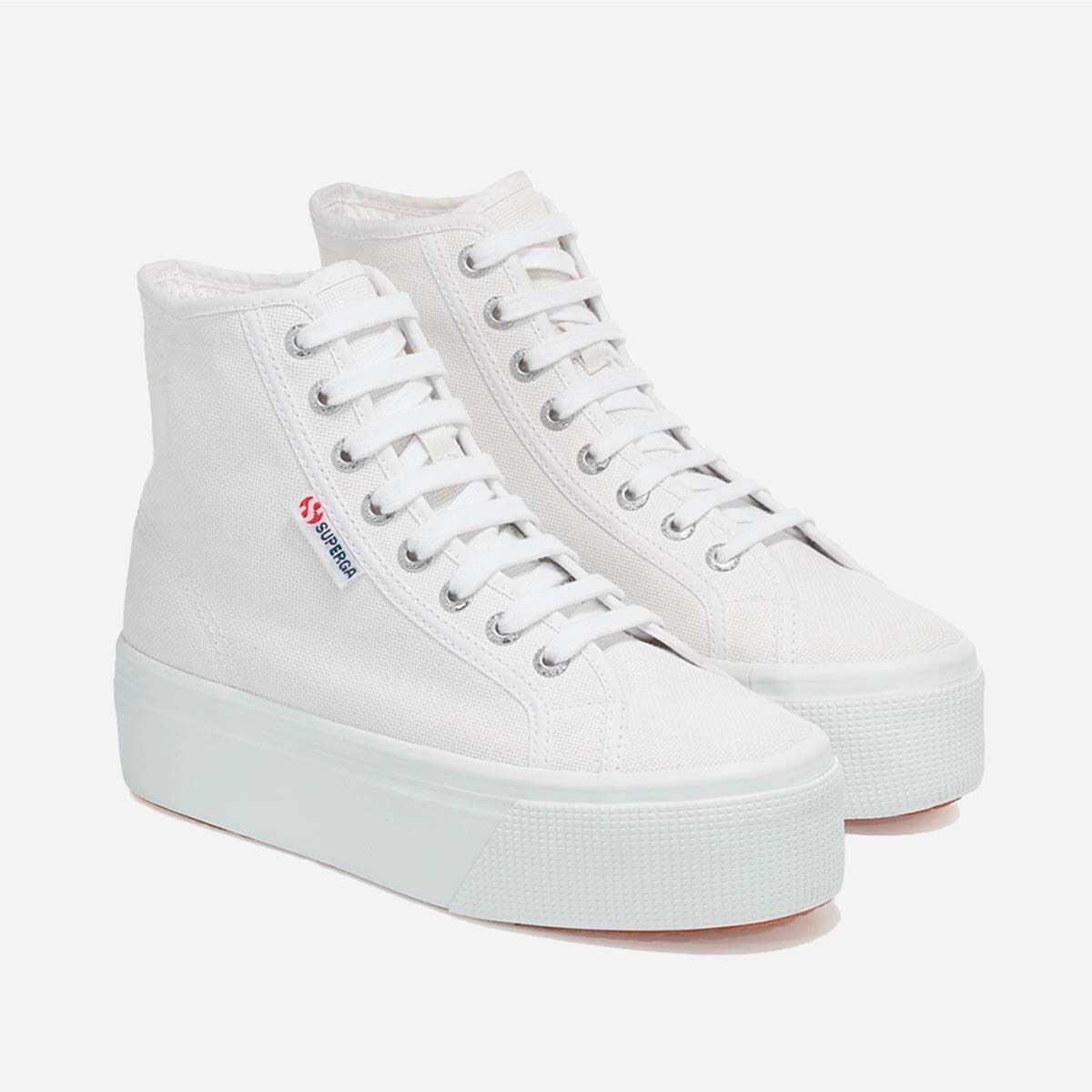 ZAPATILLAS MUJER SUPERGA URBANAS BLANCO S41273W901 2708 HI TOP WHITE - 2