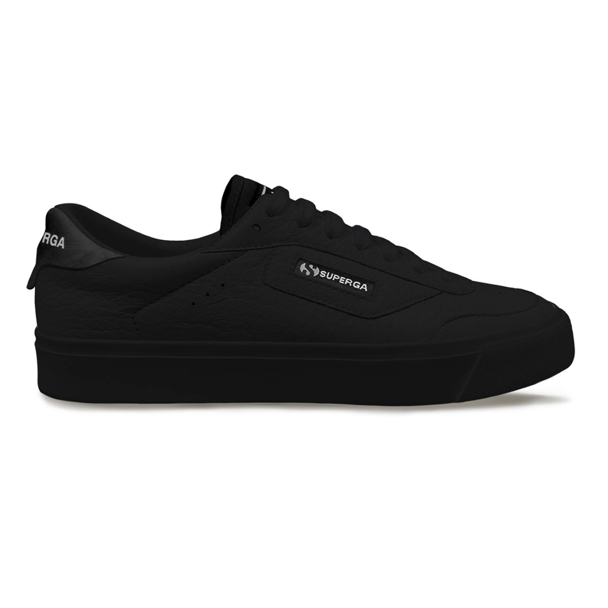 ZAPATILLAS UNISEX SUPERGA URBANAS NEGRO S5135EWAKC 3843 COURT TRIPLE BLACK - 1