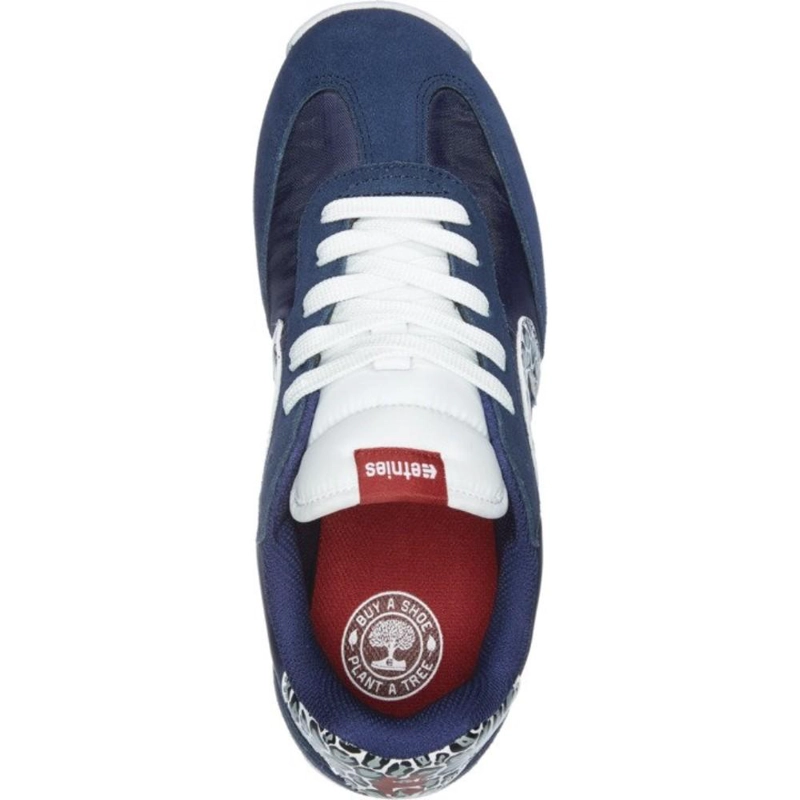 ZAPATILLAS MUJER ETNIES URBANAS AZUL LO-CUT CB W'S WHITE - 2