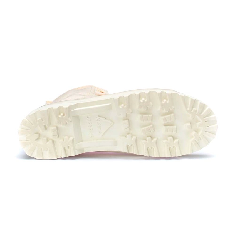 ZAPATILLAS MUJER SUPERGA URBANAS BEIGE S6116DWAFP 2641 ALPINA HIGH SHINY RAW - 4