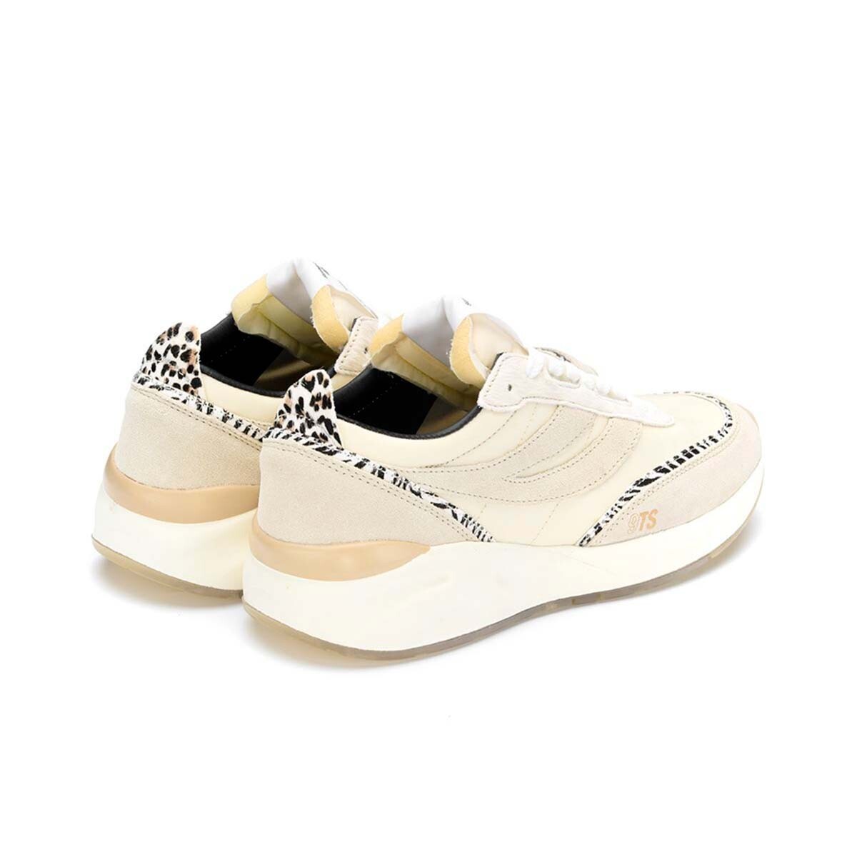 ZAPATILLAS MUJER SUPERGA URBANAS BEIGE 4089 9TS SL ZEBRA - 3