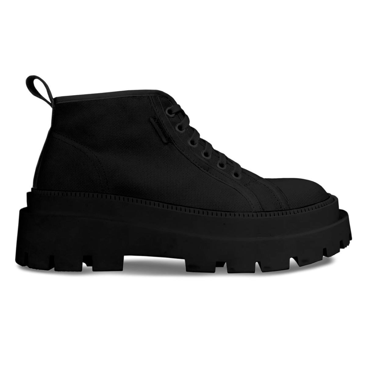 ZAPATILLAS MUJER SUPERGA URBANAS NEGRO 3052 ALPINA APEX MID TOTAL BLACK - 1