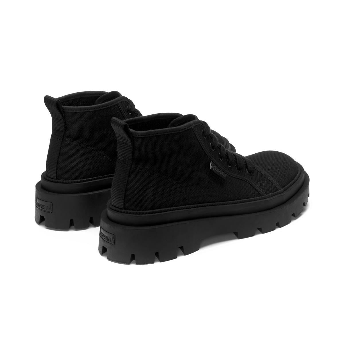 ZAPATILLAS MUJER SUPERGA URBANAS NEGRO 3052 ALPINA APEX MID TOTAL BLACK - 3