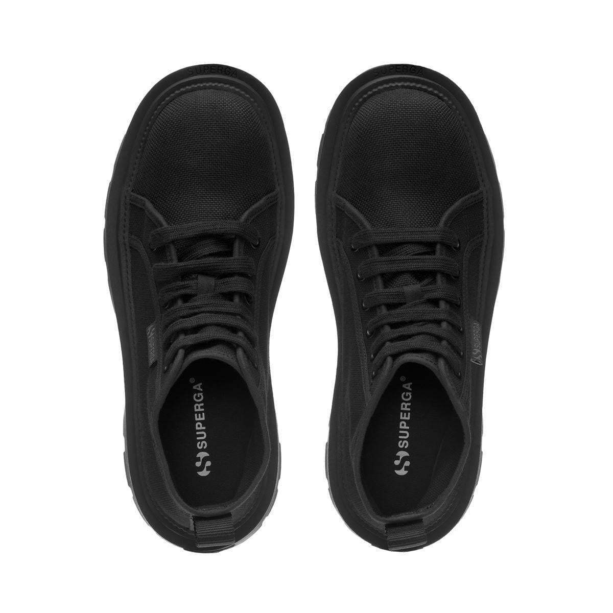 ZAPATILLAS MUJER SUPERGA URBANAS NEGRO 3052 ALPINA APEX MID TOTAL BLACK - 4