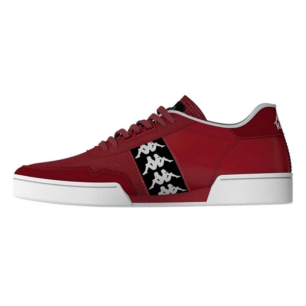 ZAPATILLAS UNISEX KAPPA URBANAS ROJO 222 BANDA BARNEL RED BLACK WHITE - 2