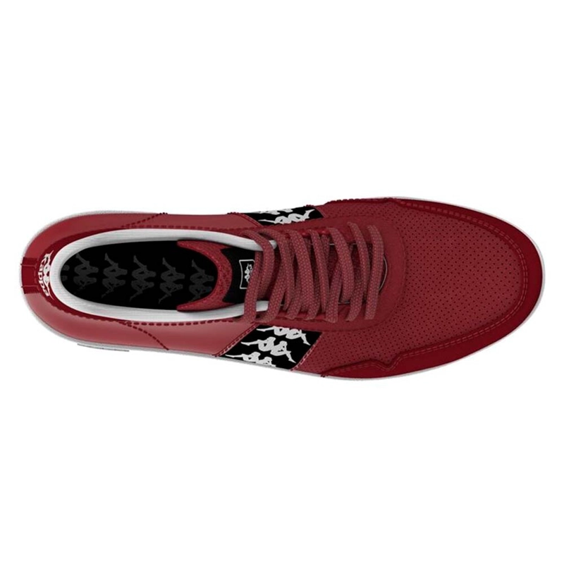 ZAPATILLAS UNISEX KAPPA URBANAS ROJO 222 BANDA BARNEL RED BLACK WHITE - 3