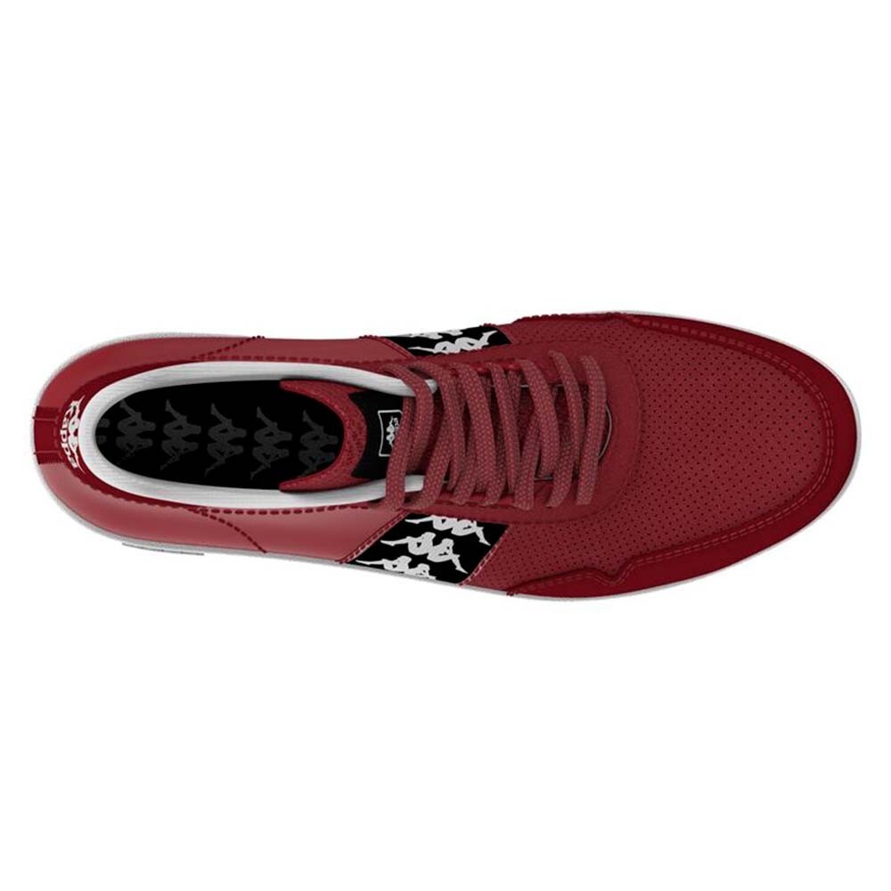 ZAPATILLAS UNISEX KAPPA URBANAS ROJO 222 BANDA BARNEL RED BLACK WHITE - 3