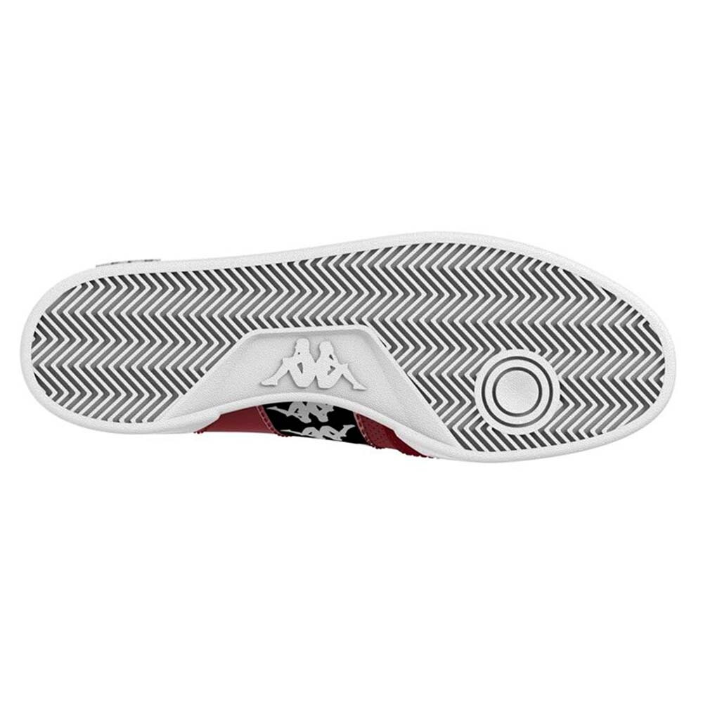 ZAPATILLAS UNISEX KAPPA URBANAS ROJO 222 BANDA BARNEL RED BLACK WHITE - 4